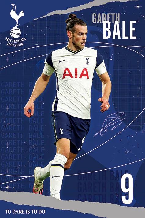 Poster Tottenham Hotspur FC - Bale, (61 x 91.5 cm)