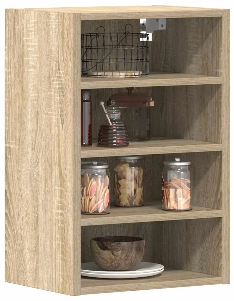 vidaXL Dulap suspendat “Riga”, stejar Sonoma, 40x29,5x60 cm, PAL