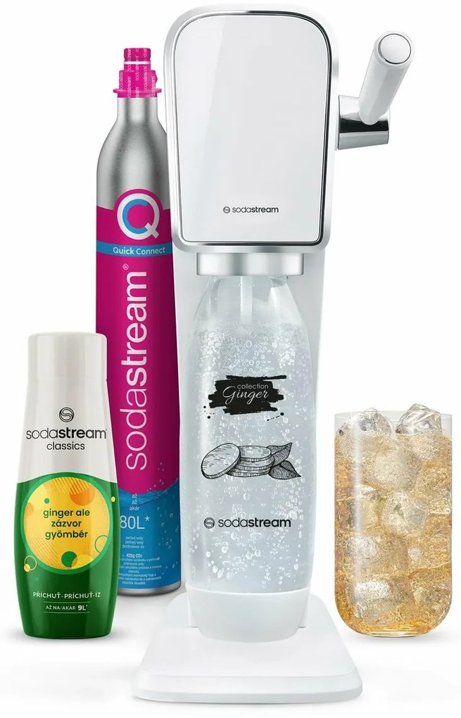 Producător de apă spumantă Sodastream Art White Ginger Ale Mpack
