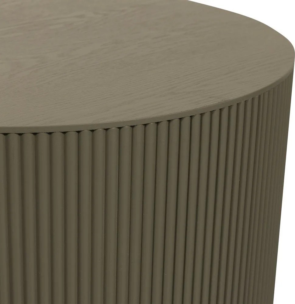 Măsuță de cafea kaki rotundă ø 60 cm Sanne – WOOOD