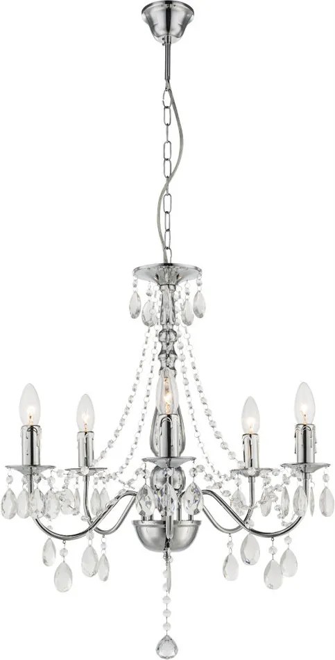 Globo WILLIAM 63129-5 Lustre Cristal 5 x E14 max. 40w IP20