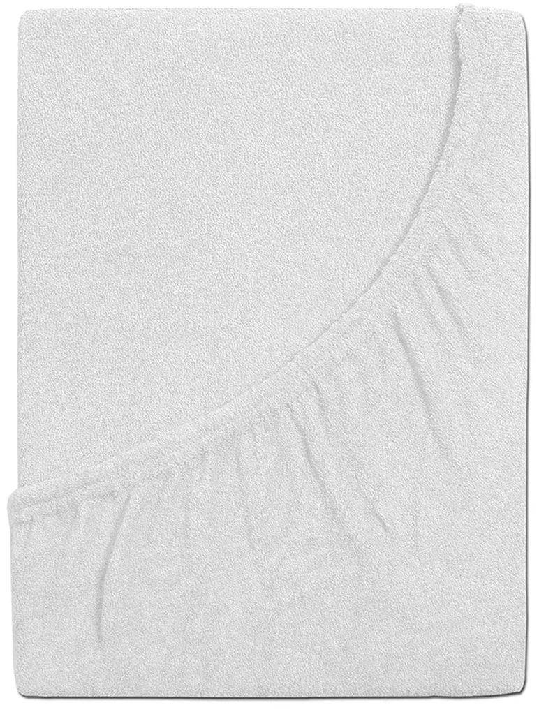 Cearșaf de pat 4Home Premium frotir alb , 180 x 200 cm, 180 x 200 cm