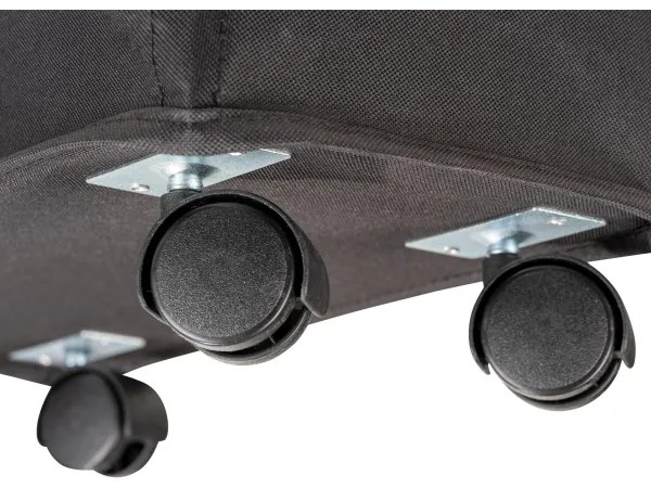 WENKO 69737800 - Coș de rufe CORNO, 18,5 x 60 cm, negru