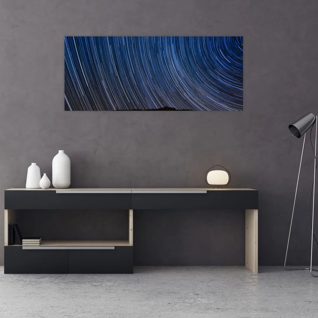 Tablou cu stele noaptea și cerul (120x50 cm)