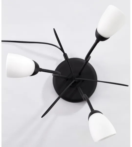 Lampă de masă GLORIOSA Jupiter 2065 - 3xG9/14W/230V neagră