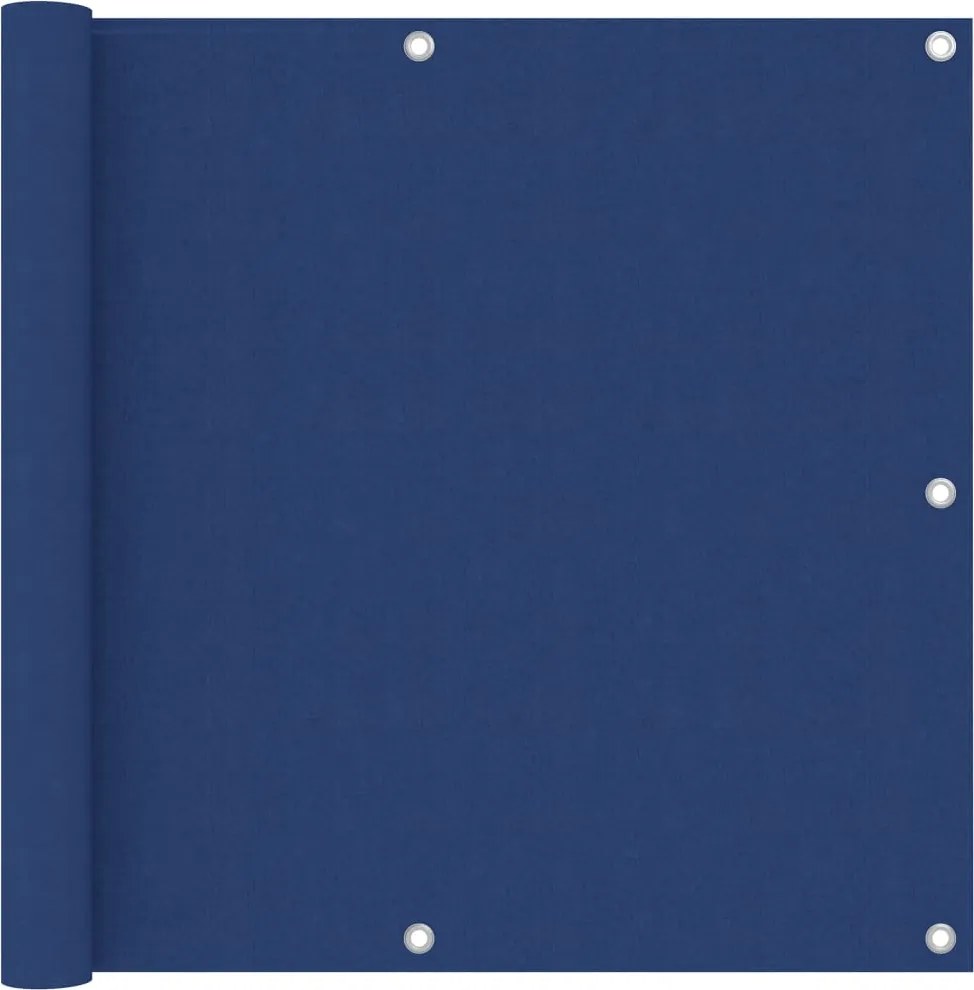 vidaXL Paravan de balcon, albastru, 90 x 400 cm, țesătură oxford