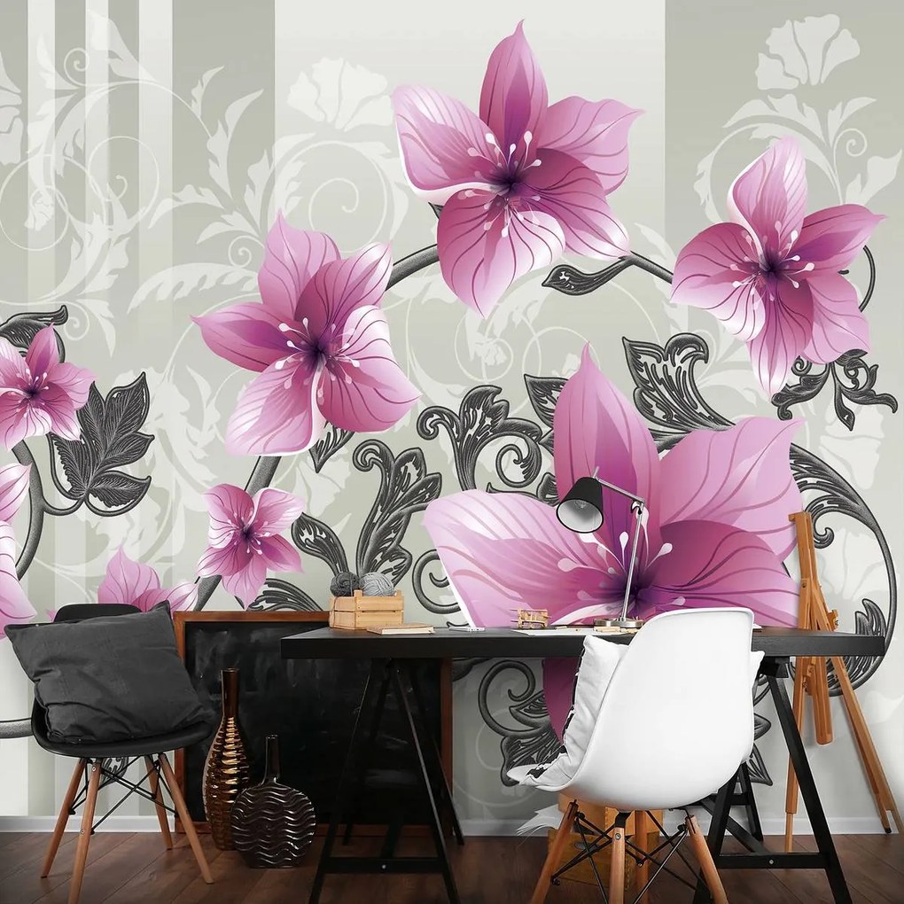 Fototapet - Flori (254x184 cm)