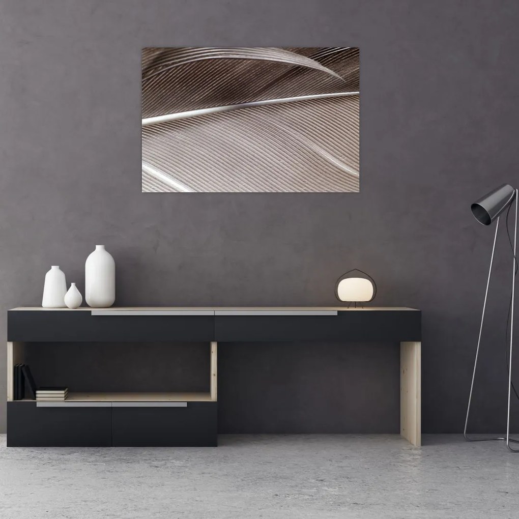 Tablou cu fibre abstacte (90x60 cm)