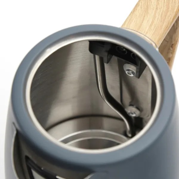 Fierbător de apă 1,7 l 2400W/230V oțel inoxidabil/gri