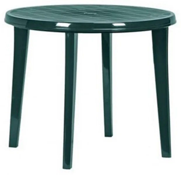 Masă de grădină din plastic Lisa, verde închis