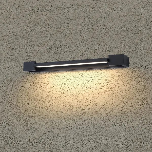 Brilagi-LED Aplică pentru oglindă de baie AQUA LINE LED/12W/230V 45 cm IP44 neagră
