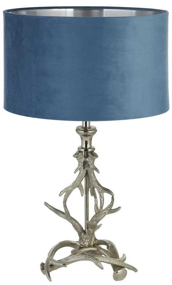 Veioza/Lampa de masa design lux elegant Belle argintiu/teal
