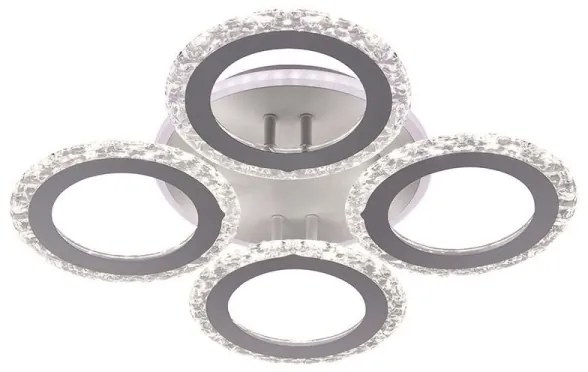 Lustră LED aplicată dimabilă LED/55W/230V 3000-6500K + telecomandă