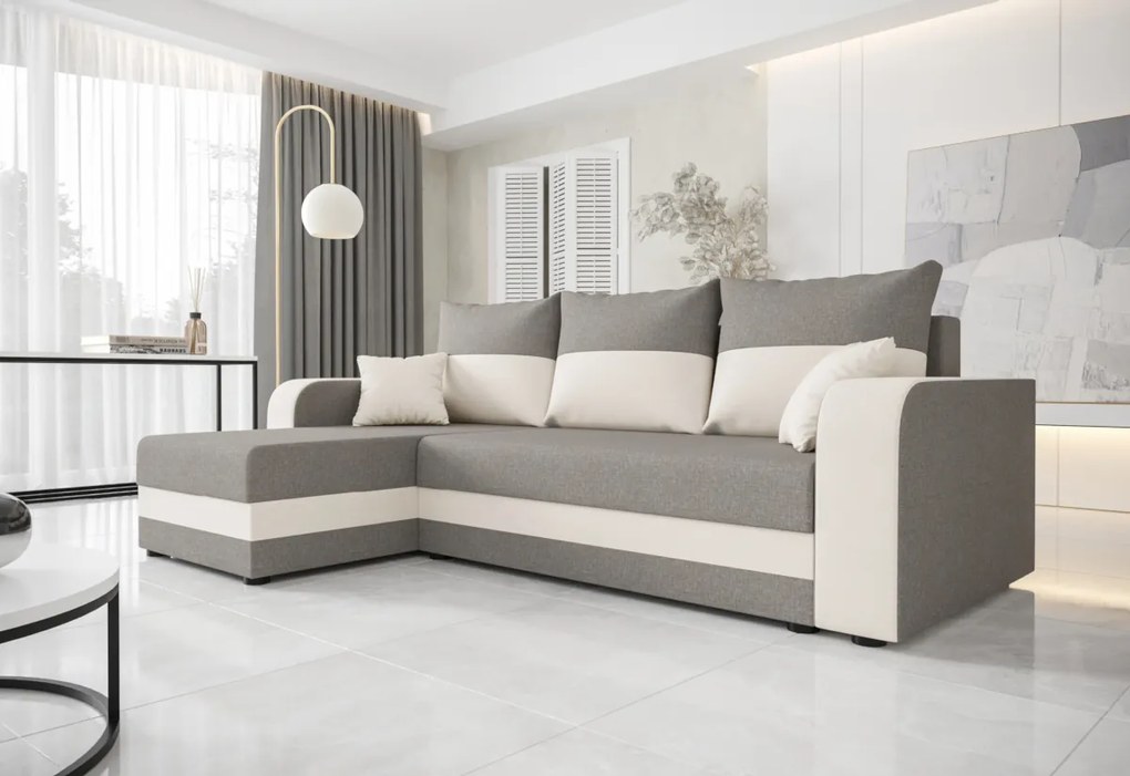 Supermobel Colțar extensibil HEWLET, 235x90x140 sawana 05/sawana 21