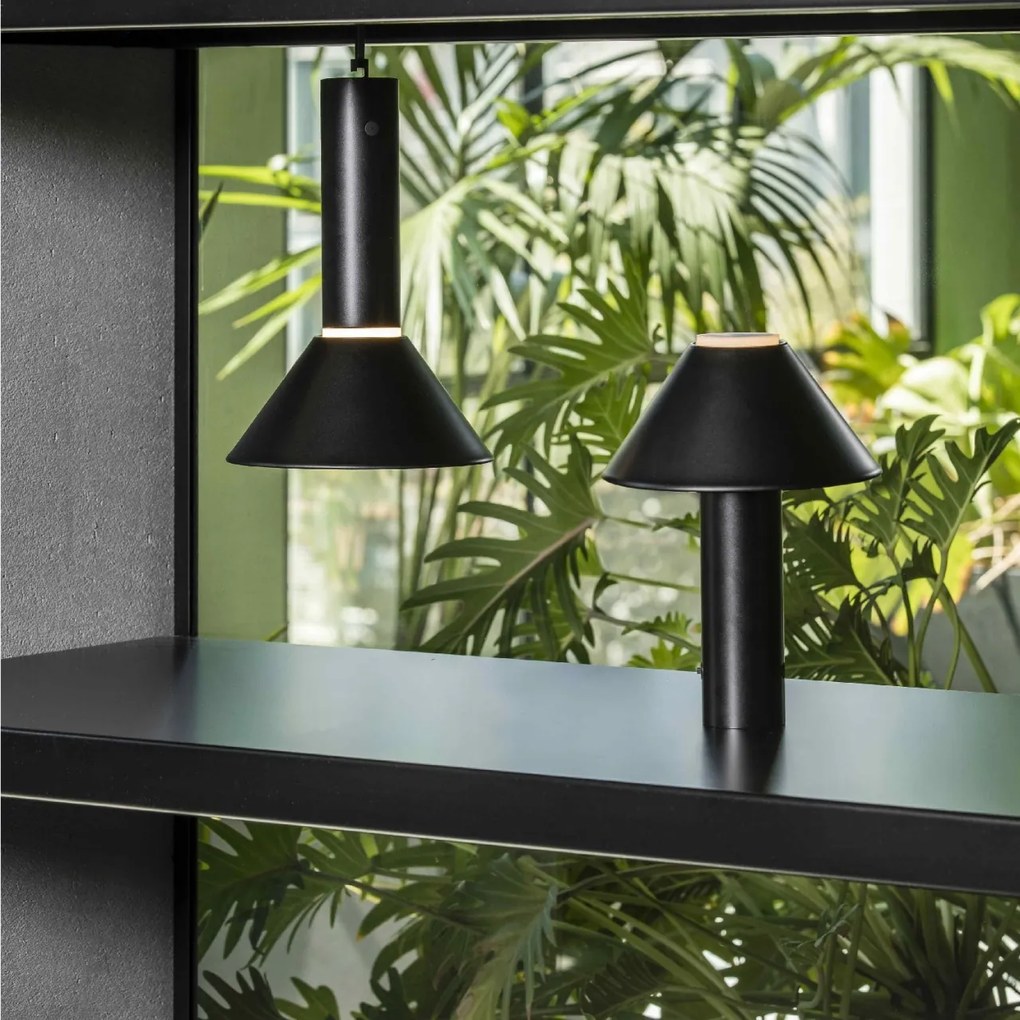 Lampa LED portabila design japonez FUJI Black 74465