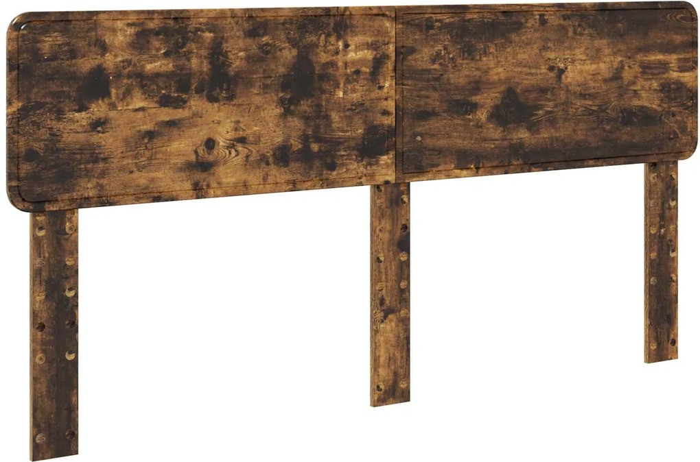 vidaXL Tăblie cap Stejar fumuriu 180 cm Lemn compozit