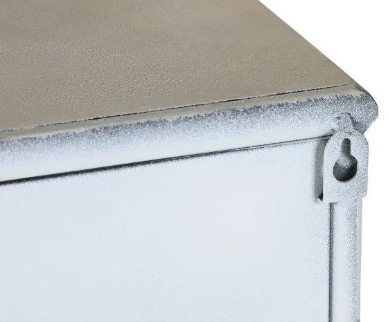 Etajera, bej, din metal, aspect vintage, Arches