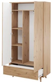 Dulap de haine Treksona 2D1SZ (Stejar artisan) . 1105833