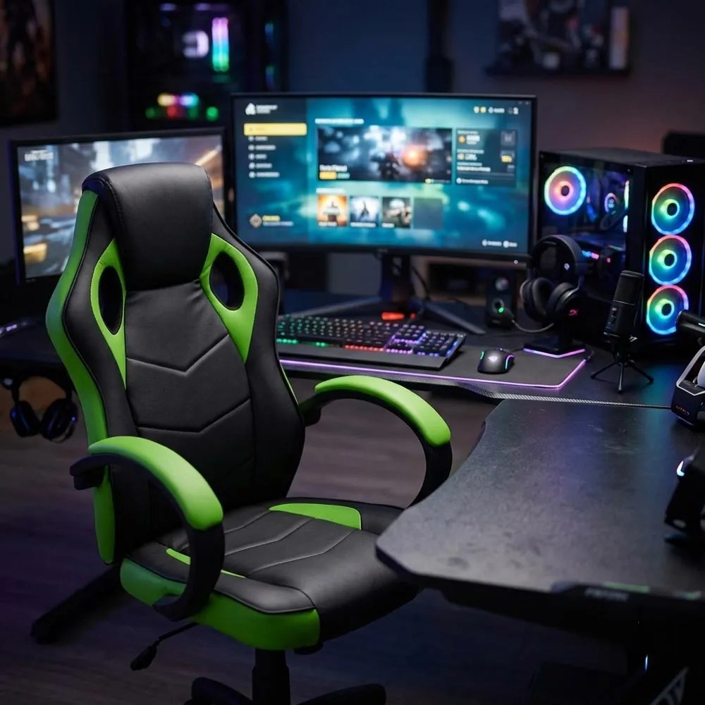 RESIGILAT - Scaun de gaming OFF 305 verde