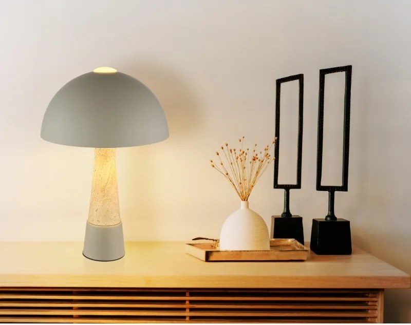 Veioza/Lampa de masa stil nordic PAULIN gri