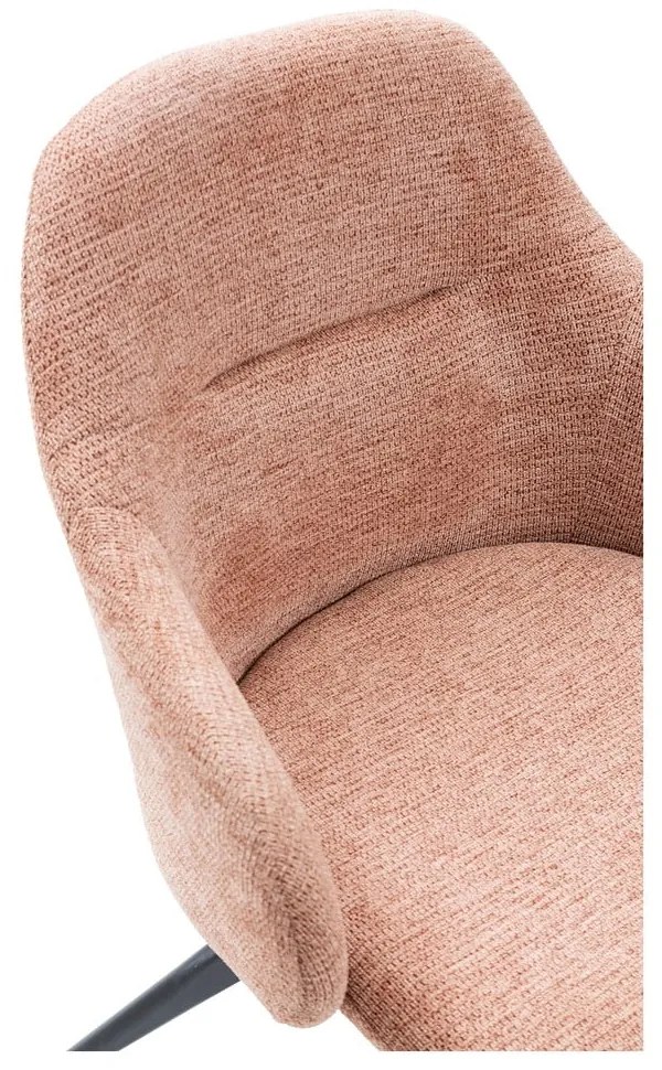 Set de scaune de sufragerie maro deschis cu cotiere 2 buc. tapițat Tamara – Marckeric