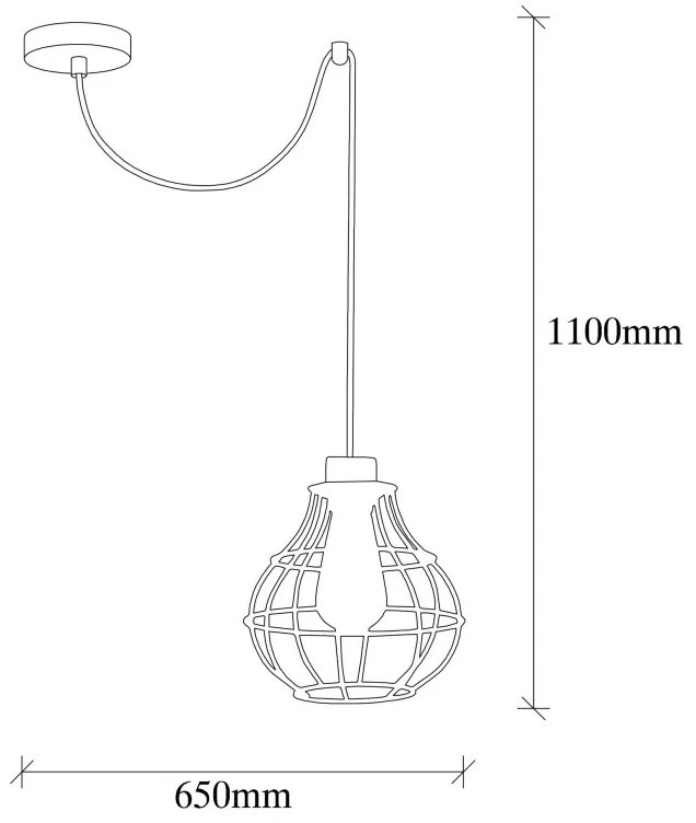 Lustra Tellini - MR - 1002 Negru