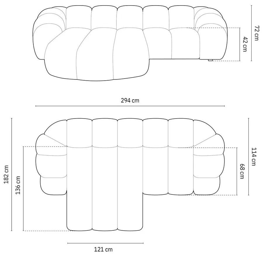 Colțar verde (cu colț pe partea stângă ) Diana – Micadoni