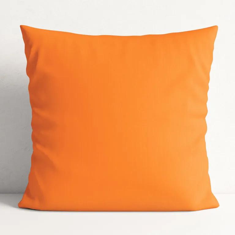 Goldea față de pernă din bumbac - portocaliu 50 x 70 cm