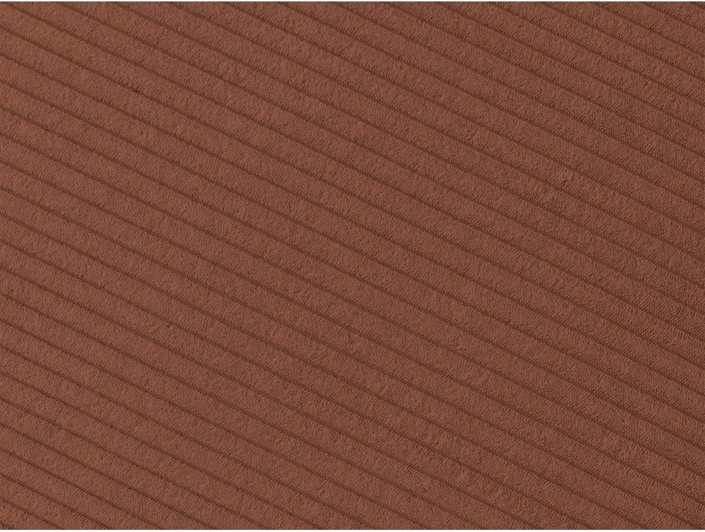 Canapea portocalie cu tapițerie din catifea reiată 170 cm Giorgia – Bobochic Paris