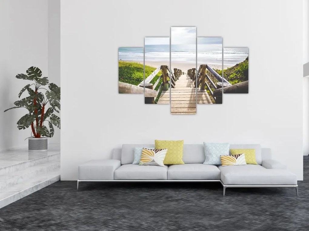 Tablou - Intare pe plaja (150x105 cm)