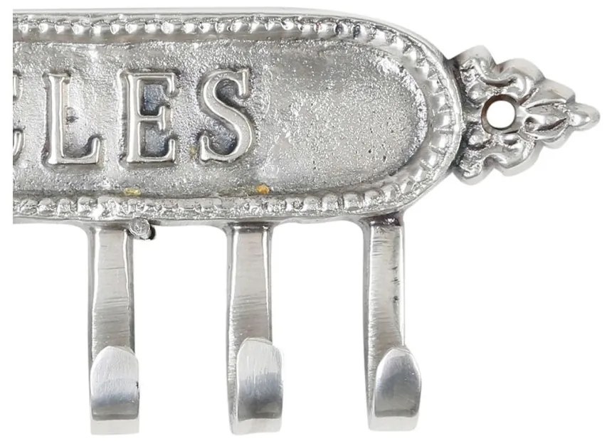 Cuier de perete decorativ, din alama, H2 cm, Fleurlys