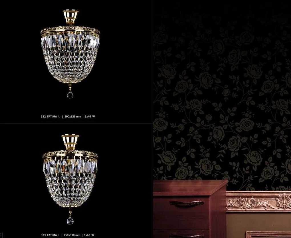 Plafoniera Cristal Bohemia Exclusive diametru 30cm FATIMA II. CE