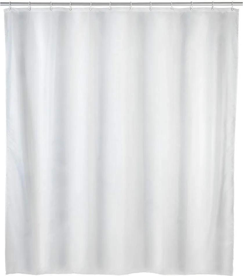 Perdă albă de duș 240 x 180 cm, PEVA, Wenko - biała
