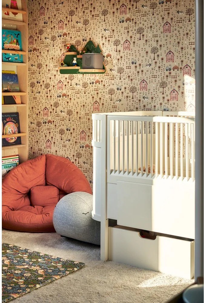 Fotoliu de relaxare pentru copii gri închis Mini Nido - Karup Design