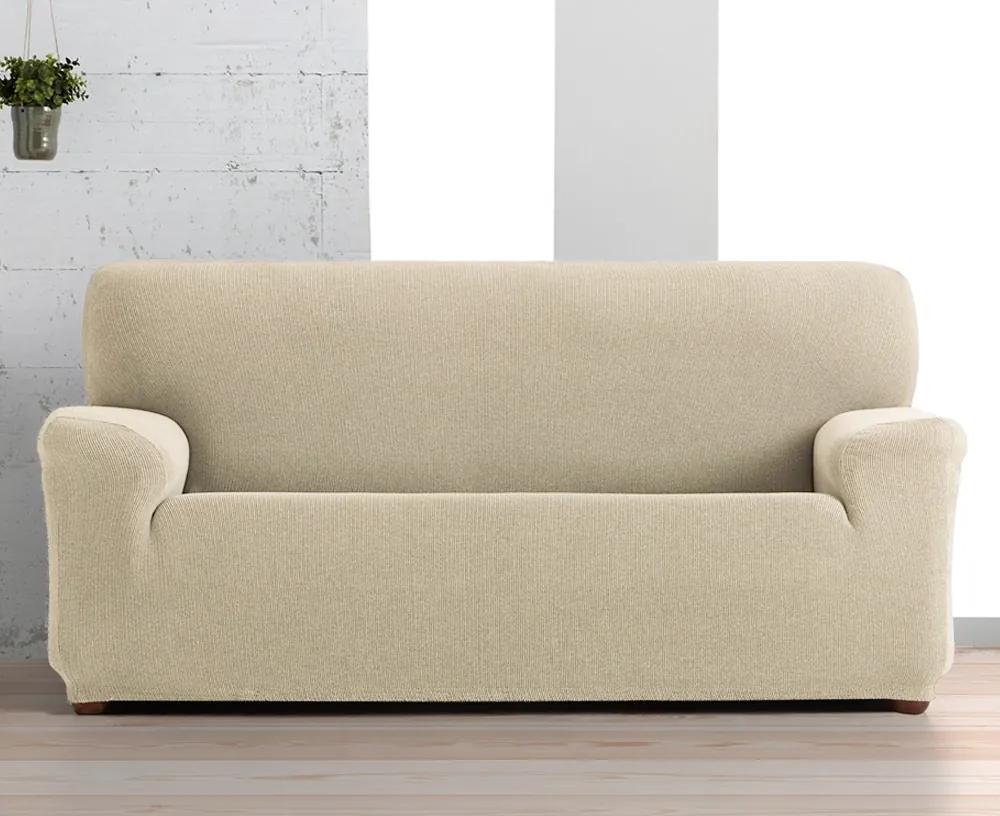 Husa Creta pentru canapea cu trei locuri, bej 180-230 cm