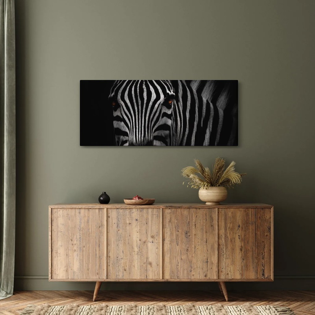 Tablou cu zebră (120x50 cm)