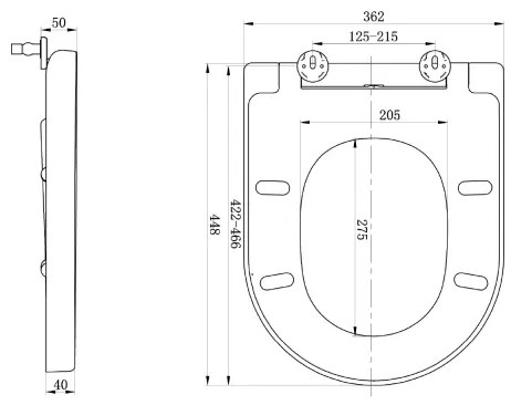 Sapho - Capac WC LISA SoftClose alb