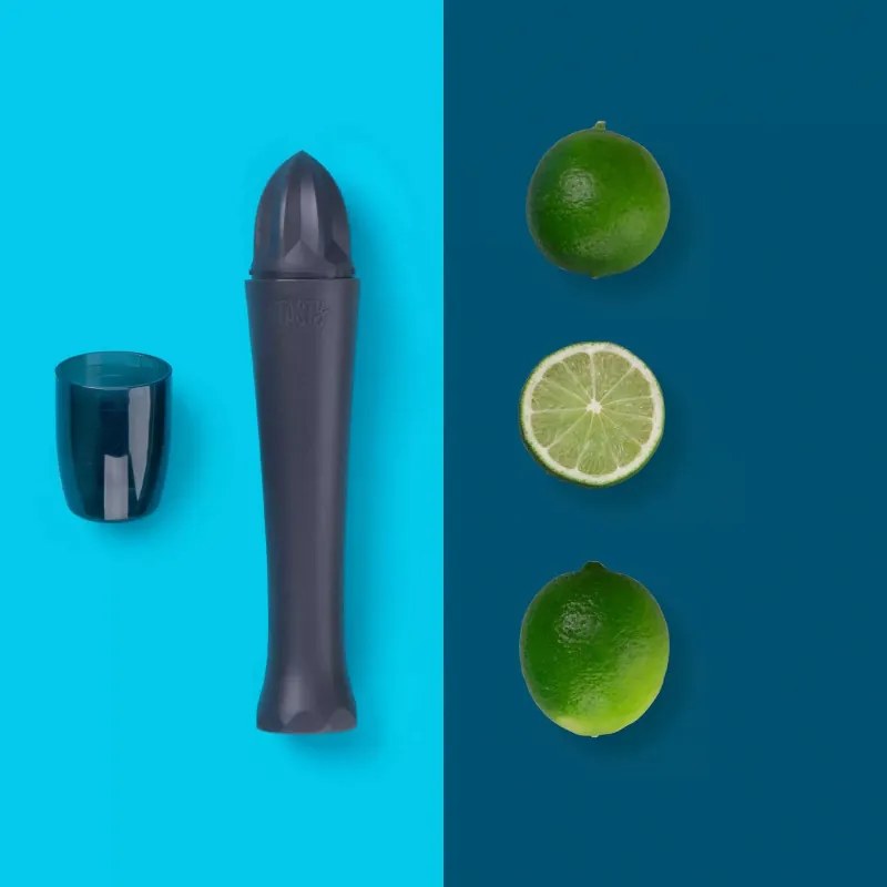 Pistil de bar 3 in 1 Tasty 678417, 20,5 cm, 2 parti, Pahar de masurat, Plastic, Negru