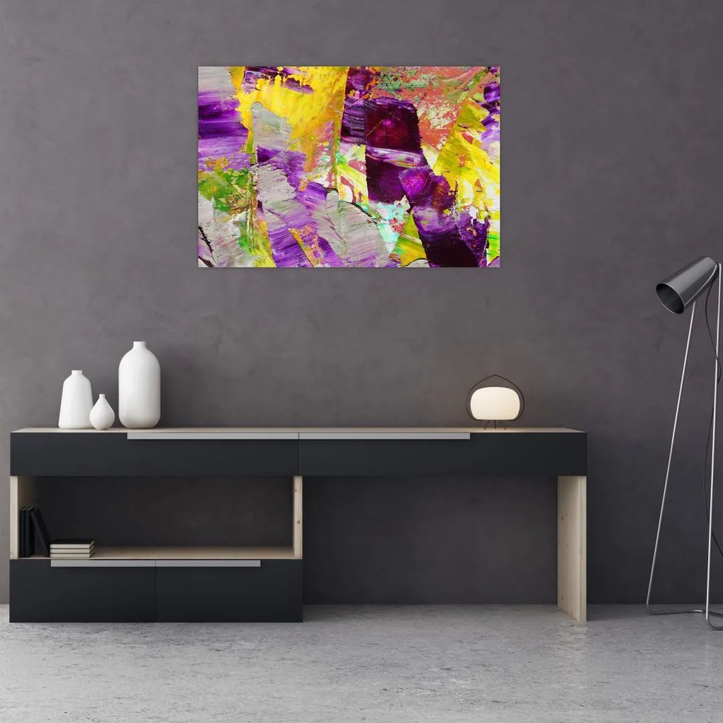 Tablou cu abstracție - pictura (90x60 cm)