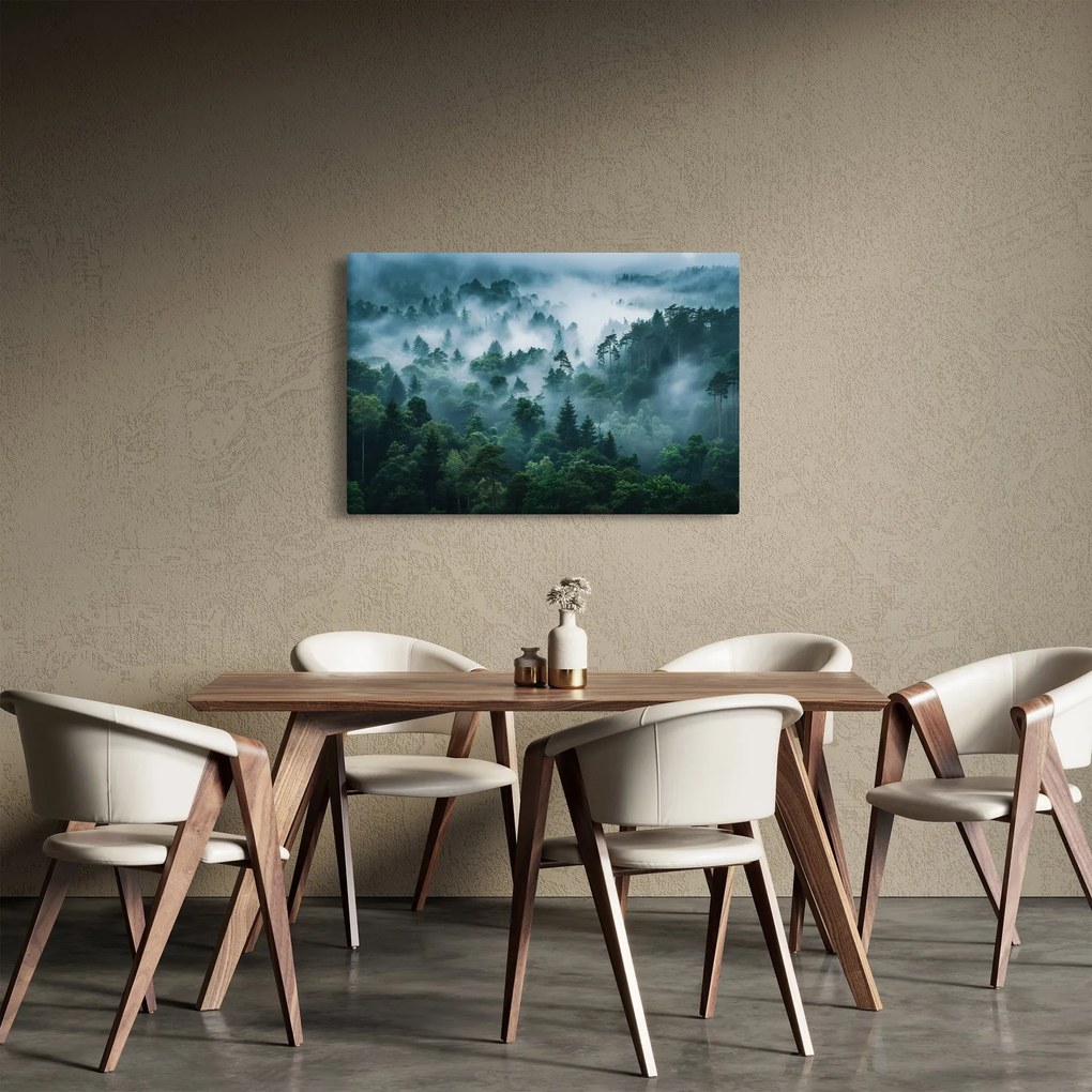 Tablou - Pădure în Ceață (90x60 cm)