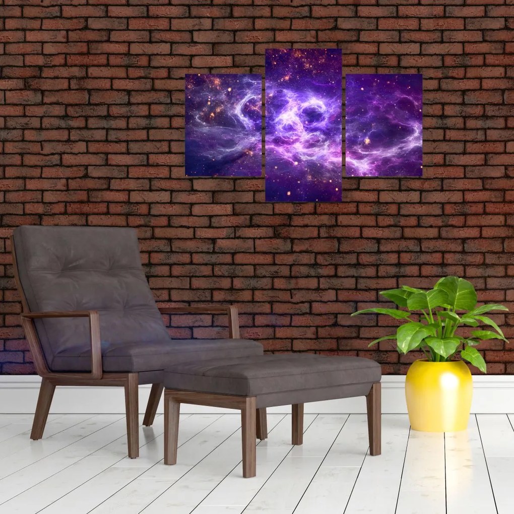 Tablou - Universul violet (90x60 cm)