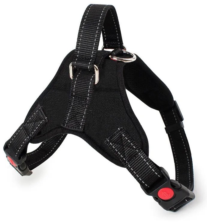 Ham negru pentru caini cu maner ANGLY L