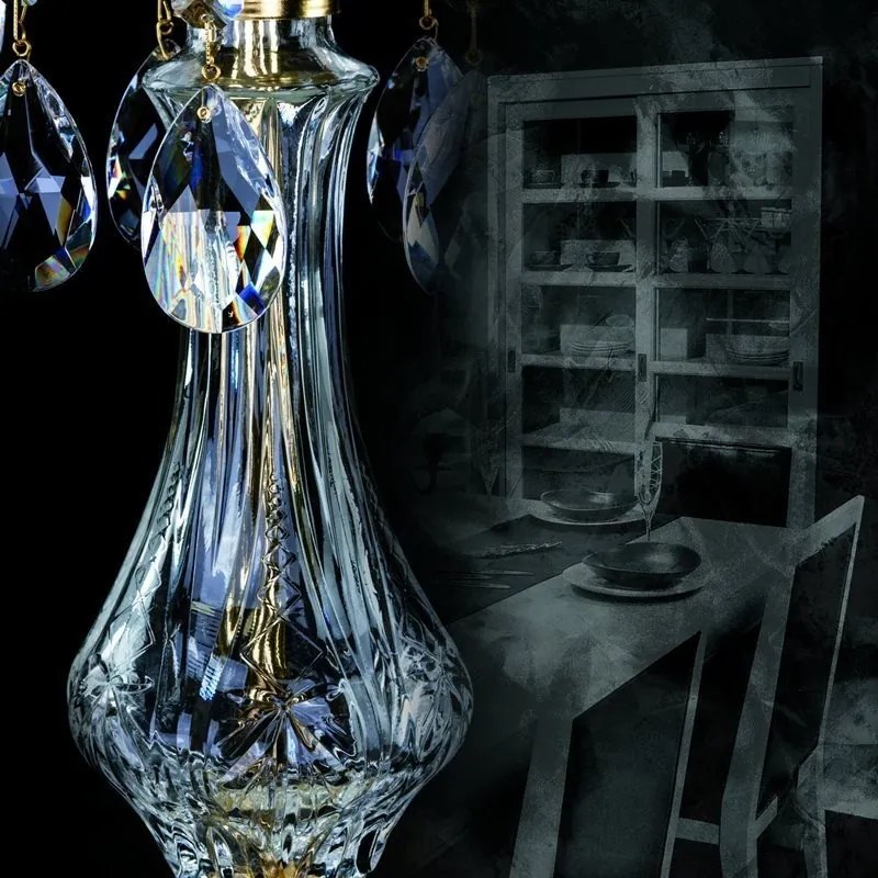 Veioza, lampa de masa Cristal Bohemia Exclusive MARIA TEREZIA 38 TL CE