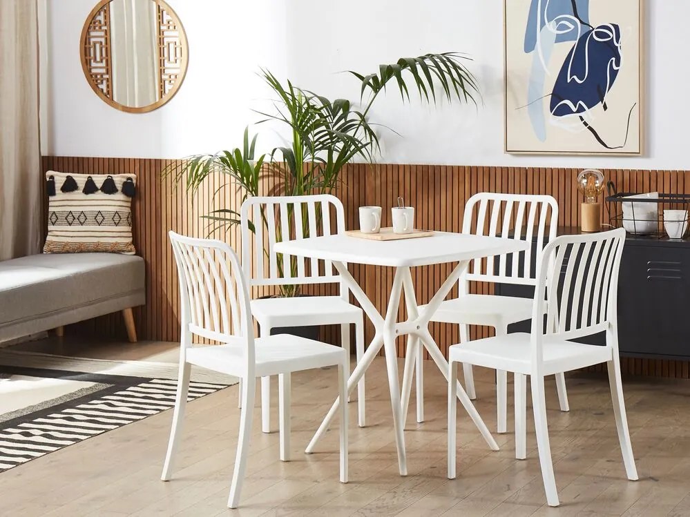 Set mobilier balcon Sinnamon (alb). 1075855