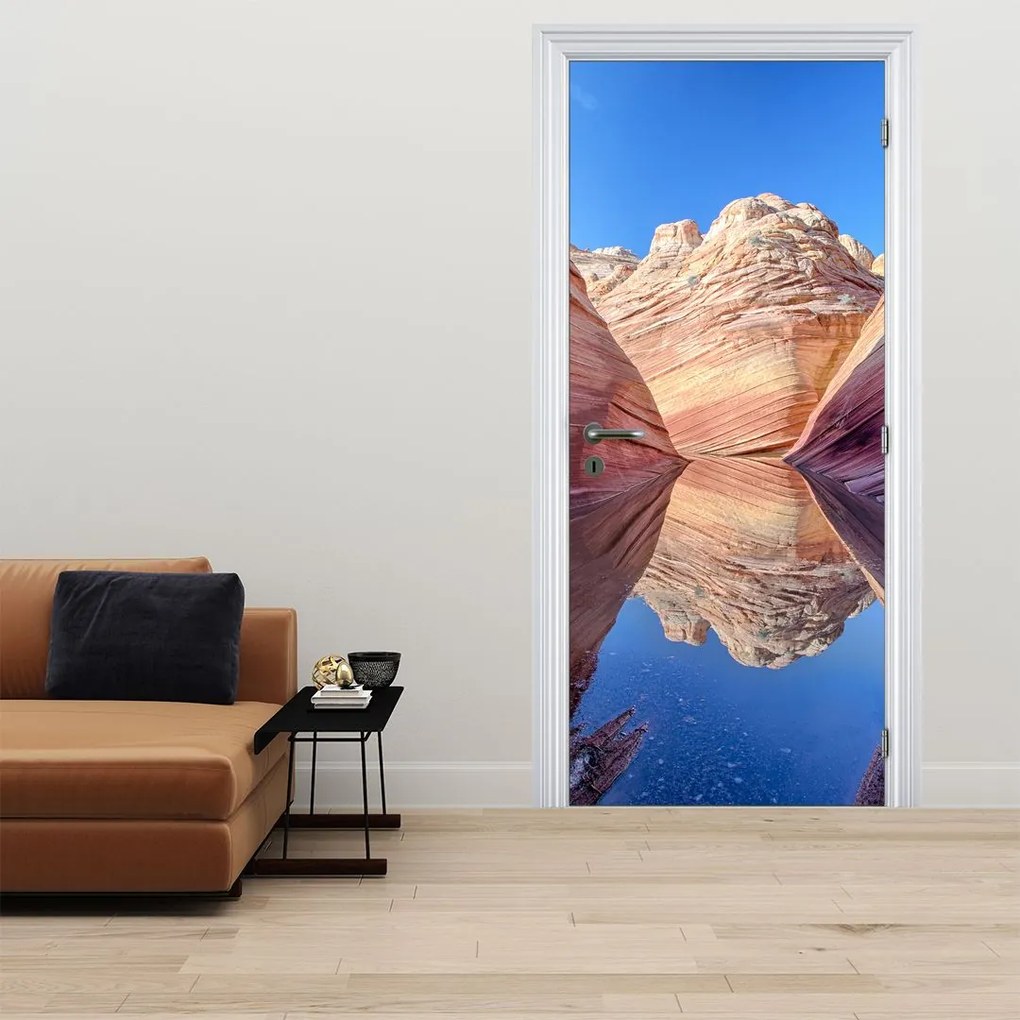Fototapet pentru ușă - Valuri din Arizona (95x205cm)