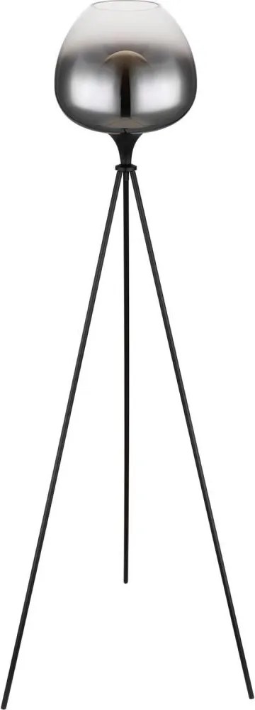 Globo 15548S1 - Lampă de podea MAXY 1xE27/60W/230V neagră