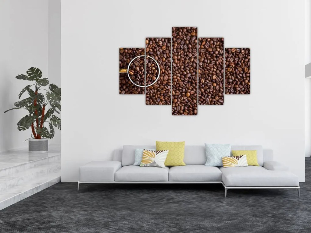 Tablou - boabe de cafea (150x105 cm)