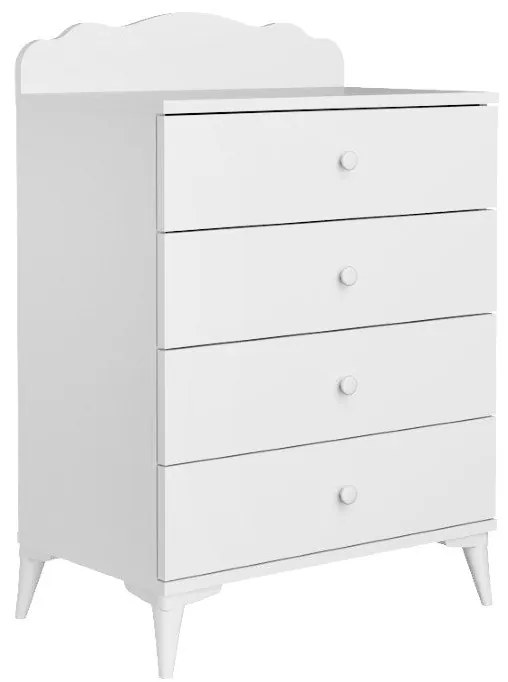 Set de mobilier pentru camera bebelusului Sansa Buyuyen - White, Alb, 95x67x175 cm