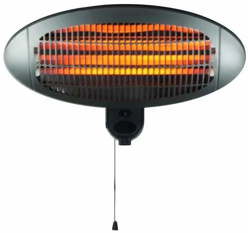 Incalzitor terasa Well cu quartz 2000W, montabil pe perete