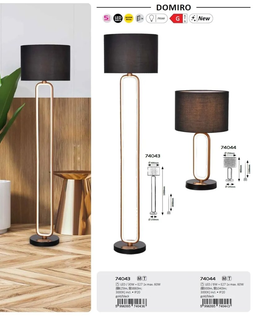 Veioza/Lampa de masa design decorativ Domiro